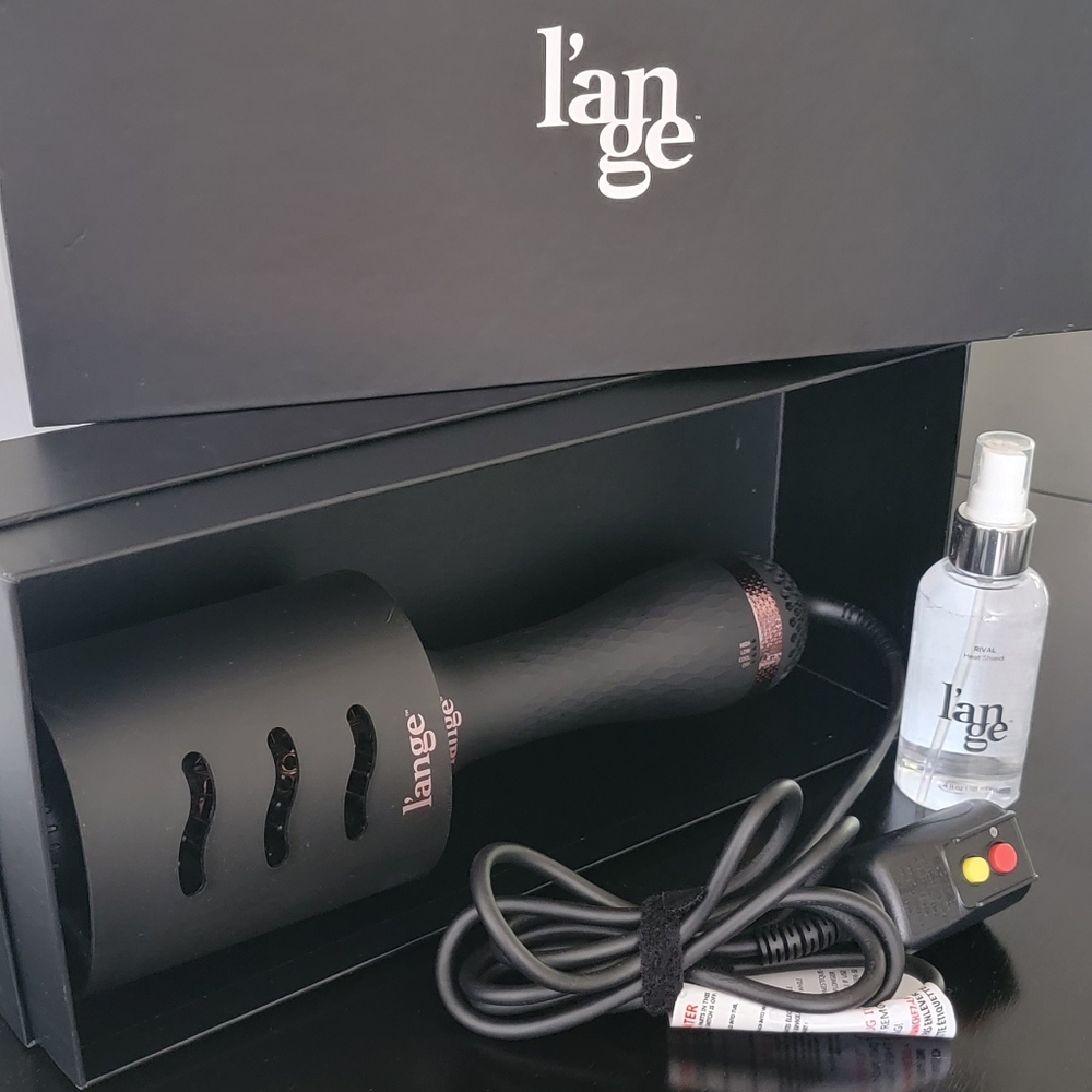 L'ange Hair Titanium Brush Dryer (Black)